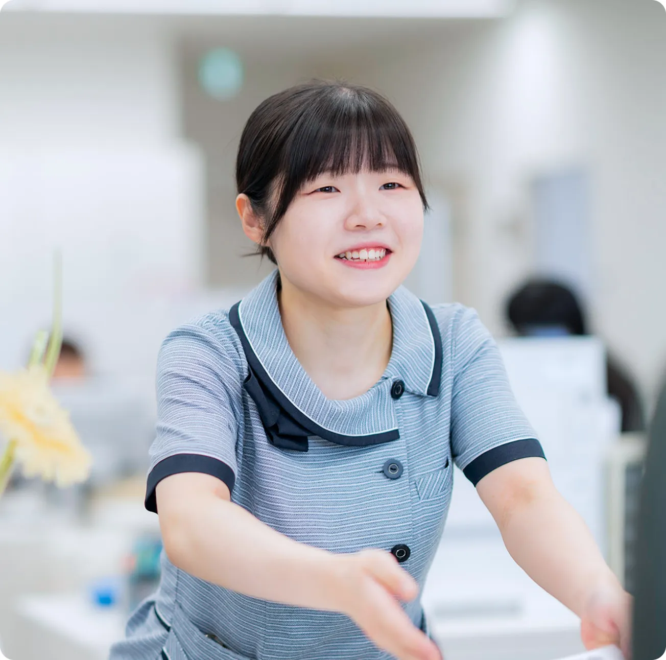 行員の写真
