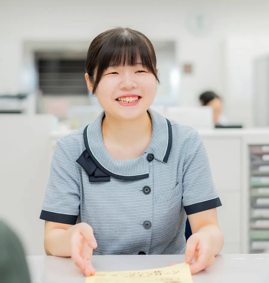 職員の働いている姿