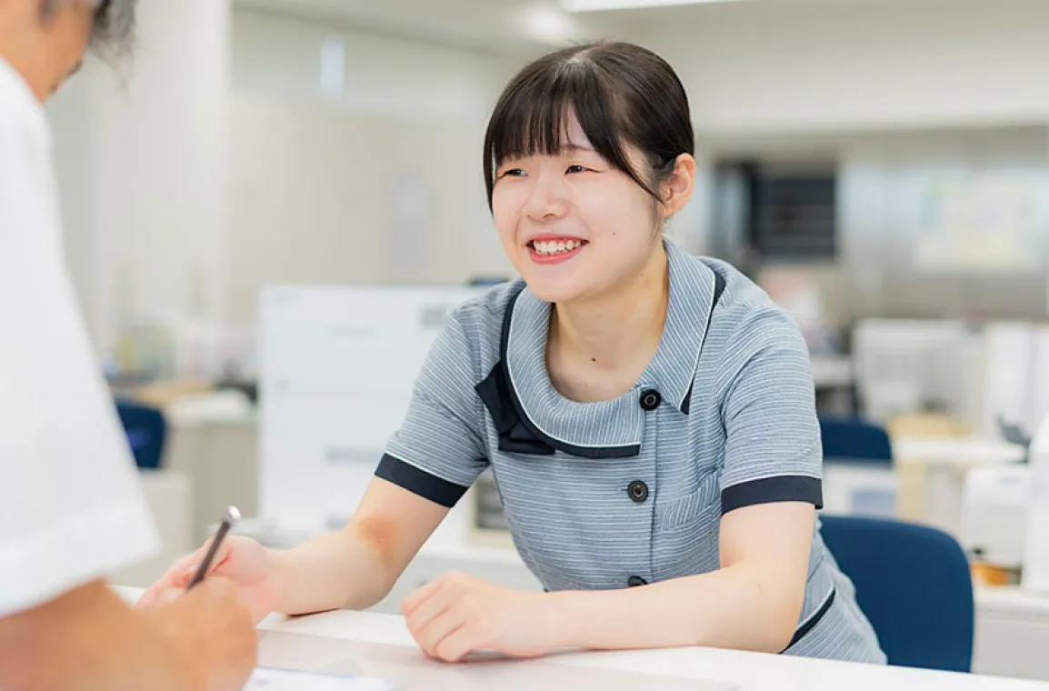 職員の働いている姿