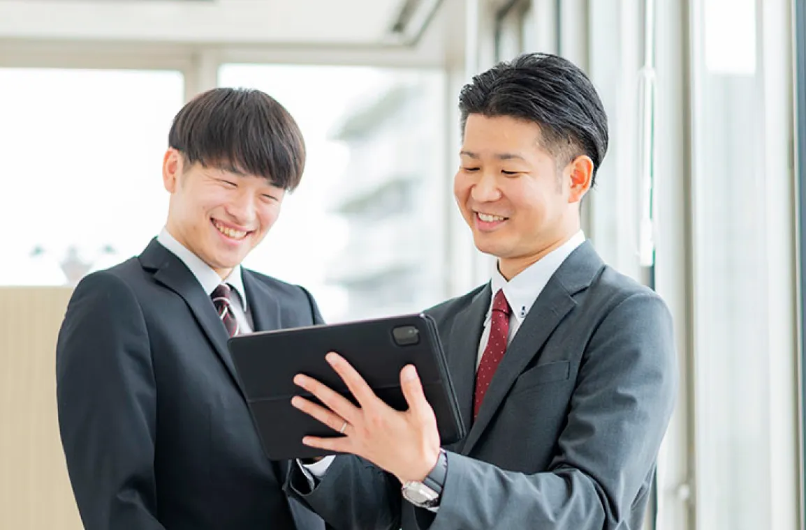 職員の働いている姿